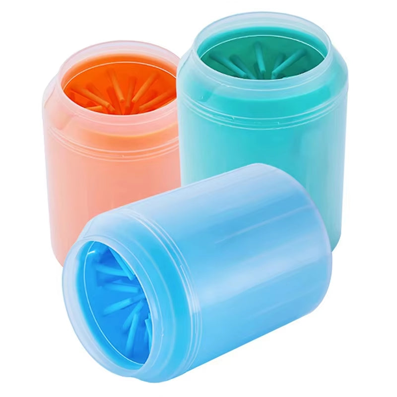 Pet Paw Cleaner Soft Silicone Material Pet Foot Wash Cup Cat and Dog Foot Cleaner Portable Massage Pet Paw Cleaning Supplies